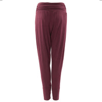 Yoga-Pants Mari bamboo - burgundy - YOGISHOP