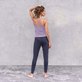 Yoga-Pants Mari bamboo - nightblue - YOGISHOP