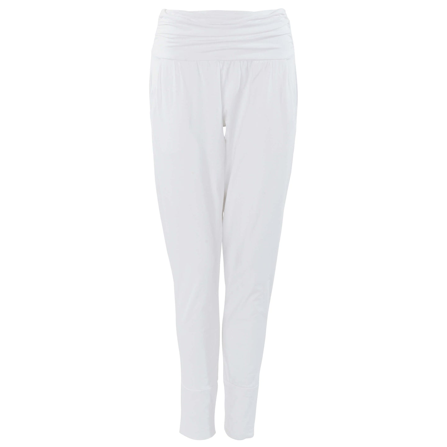 Yoga-Pants Mari bamboo - white - YOGISHOP