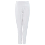 Yoga-Pants Mari bamboo - white - YOGISHOP