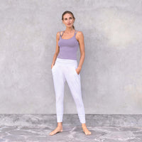 Yoga-Pants Mari bamboo - white - YOGISHOP