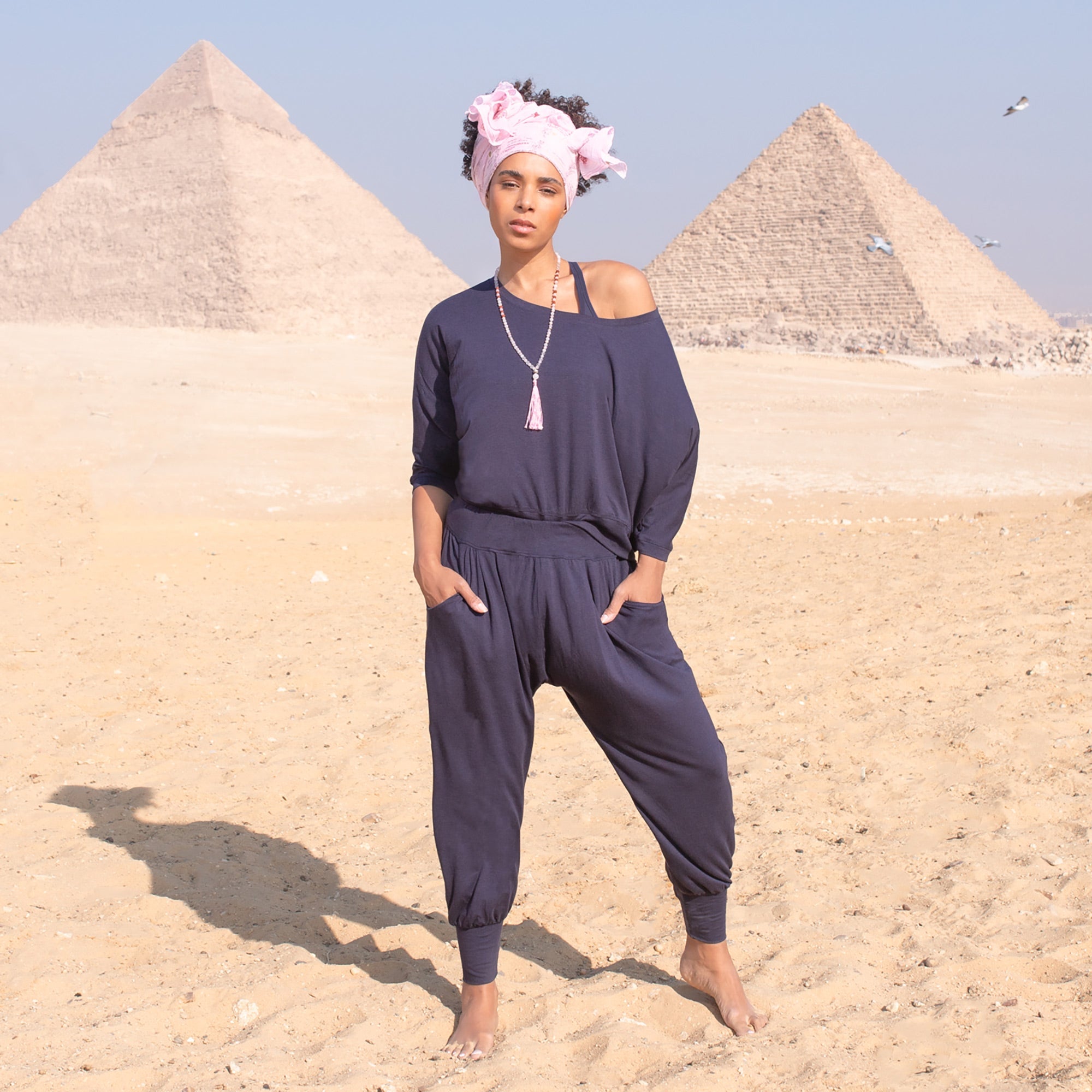 Yoga-Pants Megan - nightblue - YOGISHOP