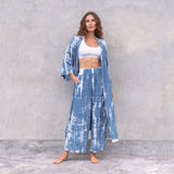 Yoga-Pants Sky - indigo blue