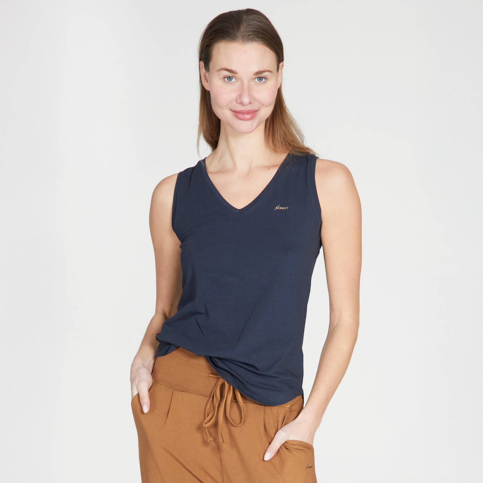 Yoga-Tank Perfect - anthracite - YOGISHOP