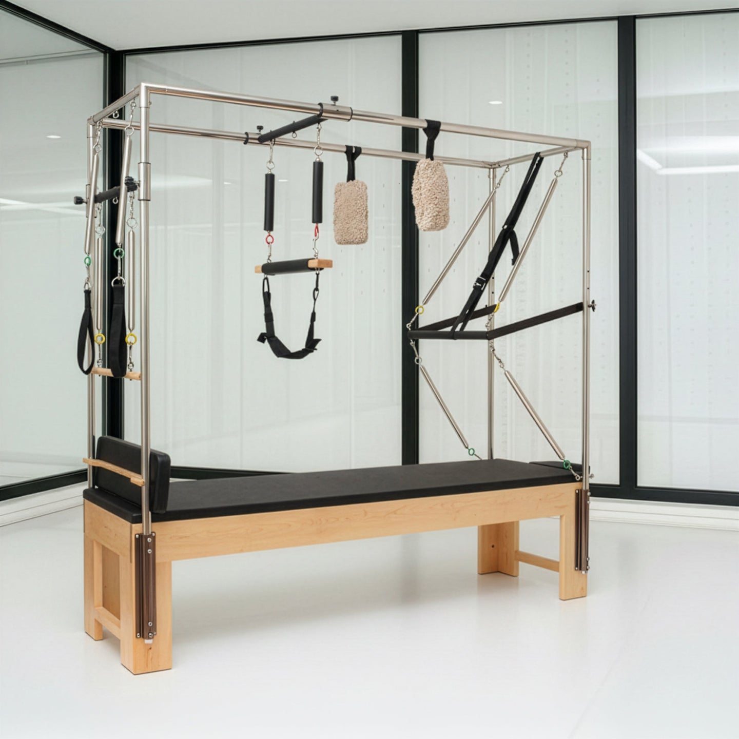 Pilates Cadillac Ahorn - black