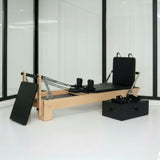 Pilates Reformer Acero "Short Leg" (incluso Sitting Box e Jump Board) - nero