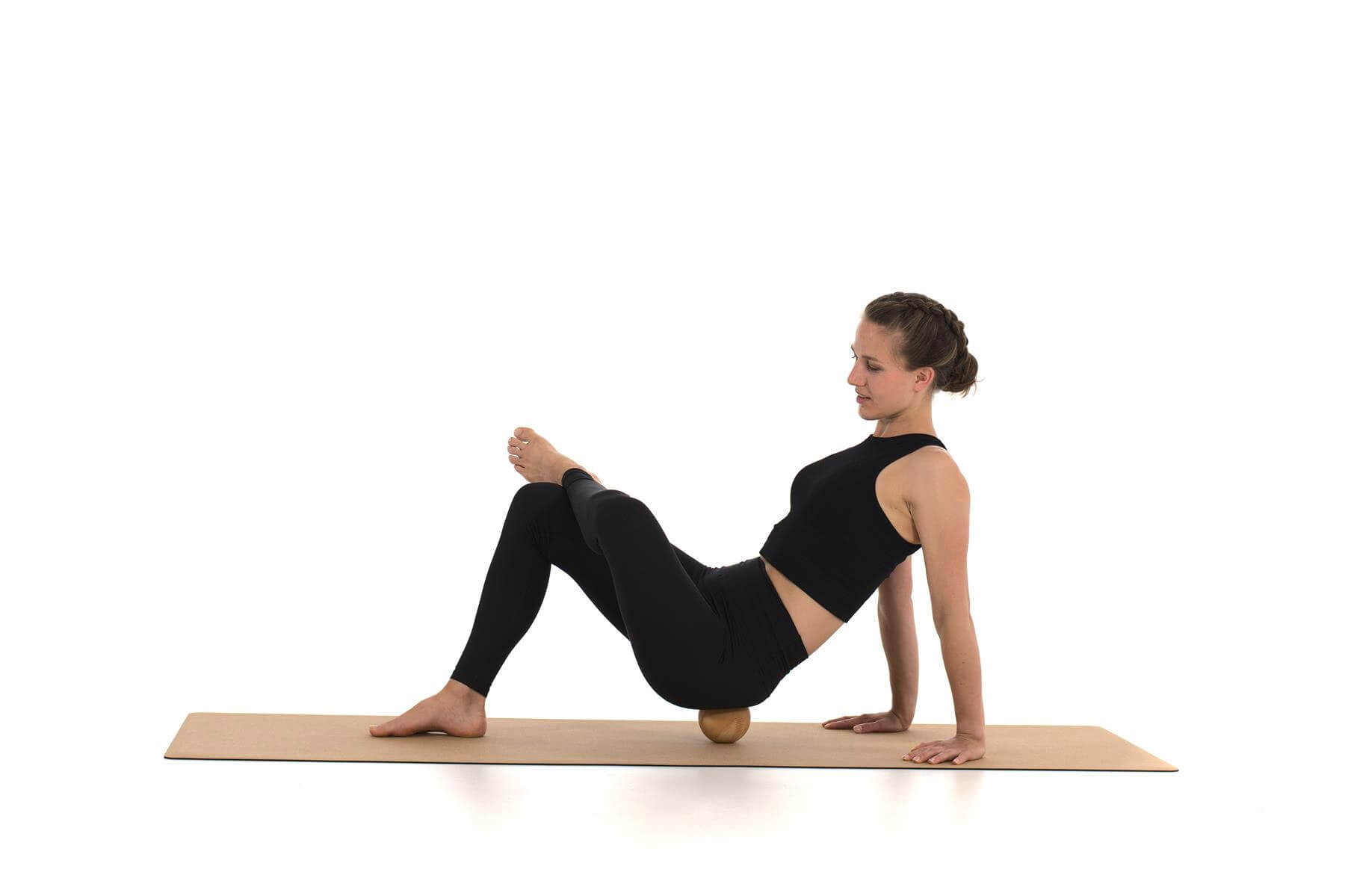 rollholz Faszienkugel - Massage-Kugel aus Erle - YOGISTAR