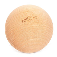 rollholz Faszienkugel - Massage-Kugel aus Buche - YOGISHOP