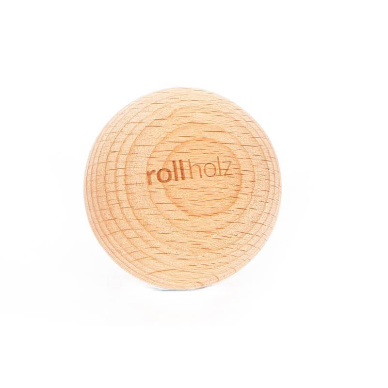 rollholz Faszienkugel - Massage-Kugel aus Buche - YOGISHOP
