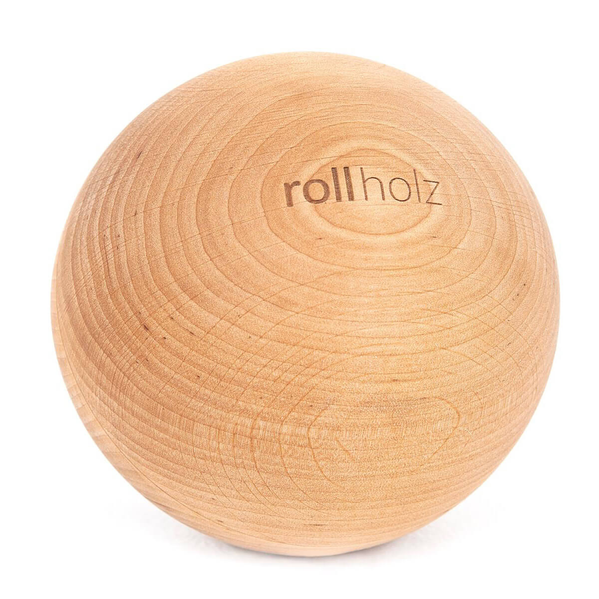 rollholz Faszienkugel - Massage-Kugel aus Erle