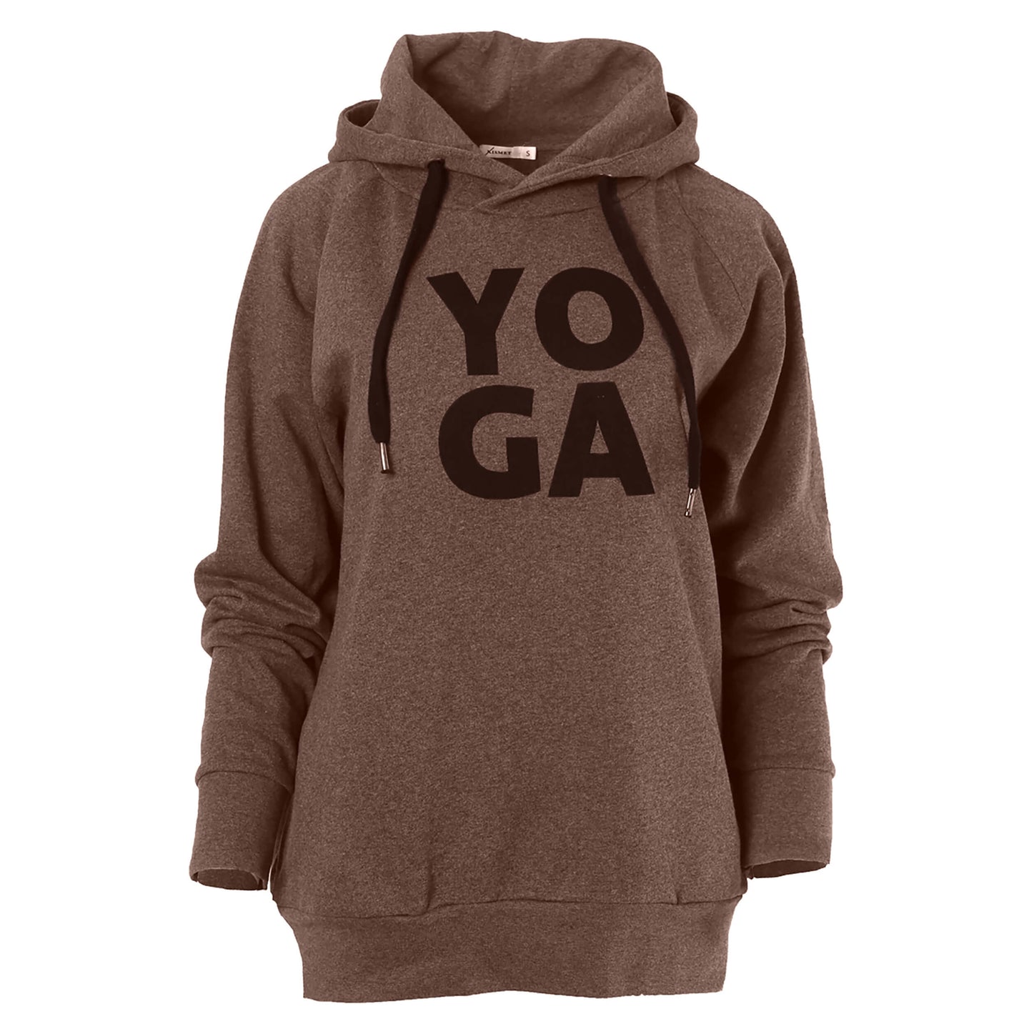 Yoga-Hoodie Rudra - hazel marl - YOGISHOP