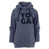 Yoga-Hoodie Rudra - blue marl - YOGISHOP