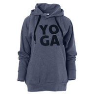 Yoga-Hoodie Rudra - blue marl - YOGISHOP