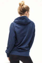 Yoga-Hoodie Rudra - blue marl - YOGISHOP
