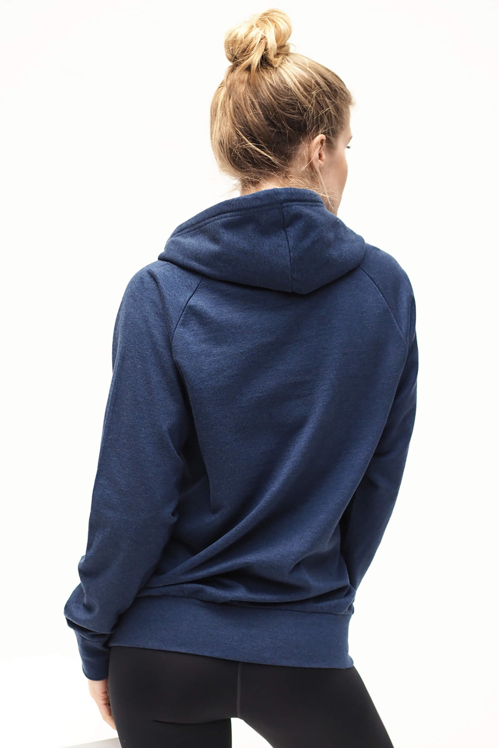 Yoga-Hoodie Rudra - blue marl - YOGISHOP