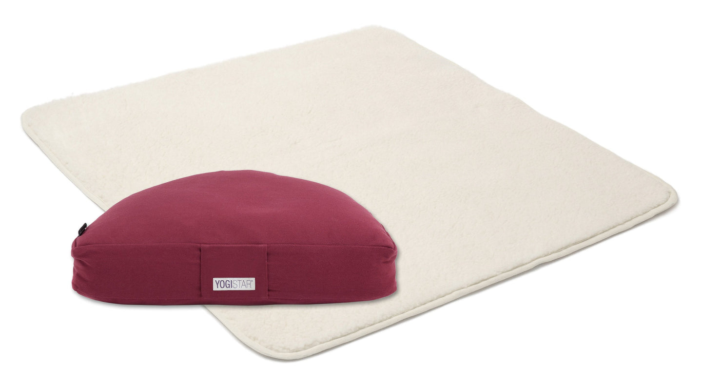 Yoga-Set Calm Edition - Meditation natur 75 x 75 cm - YOGISHOP