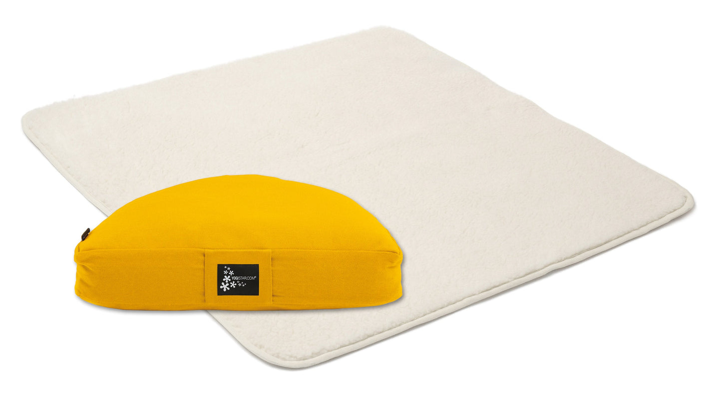 Yoga-Set Calm Edition - Meditation natur 75 x 75 cm - YOGISHOP