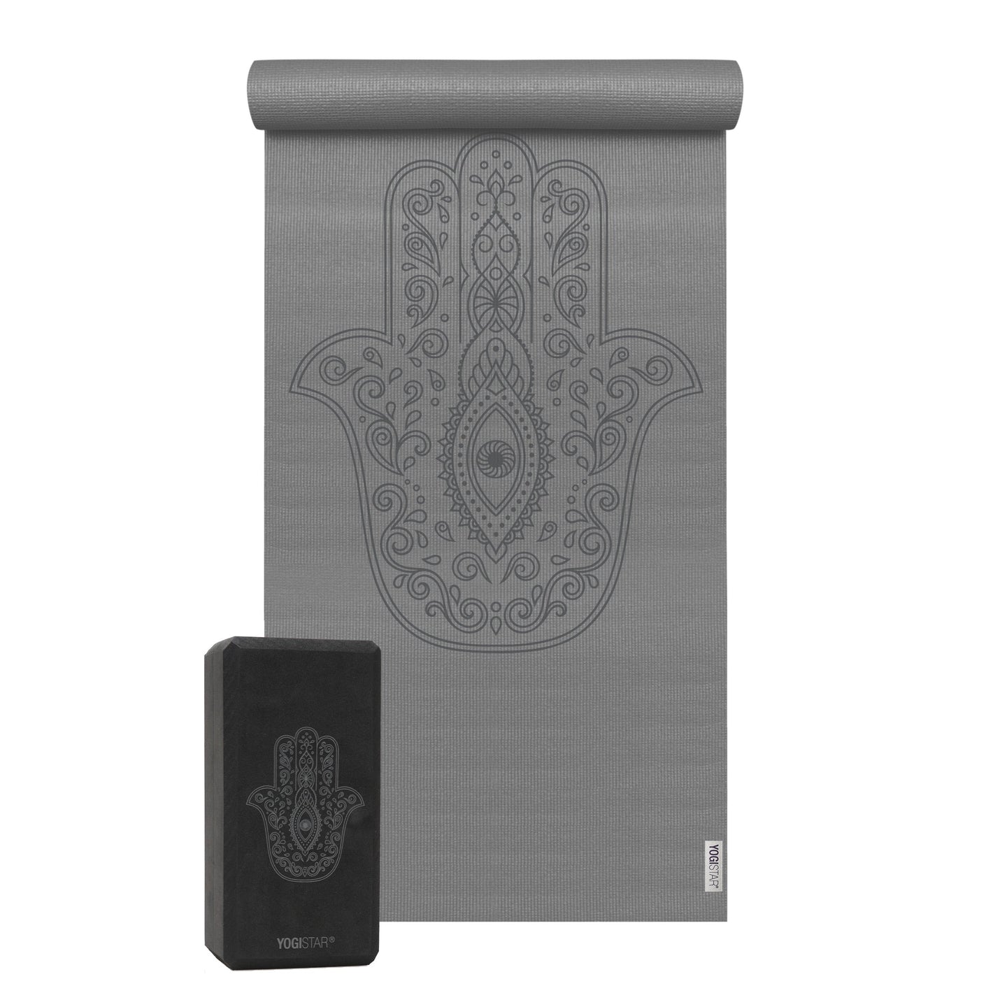 Yoga-Set Starter Edition - hand of fatima (Yogamatte + 1 Yogablock) - YOGISHOP