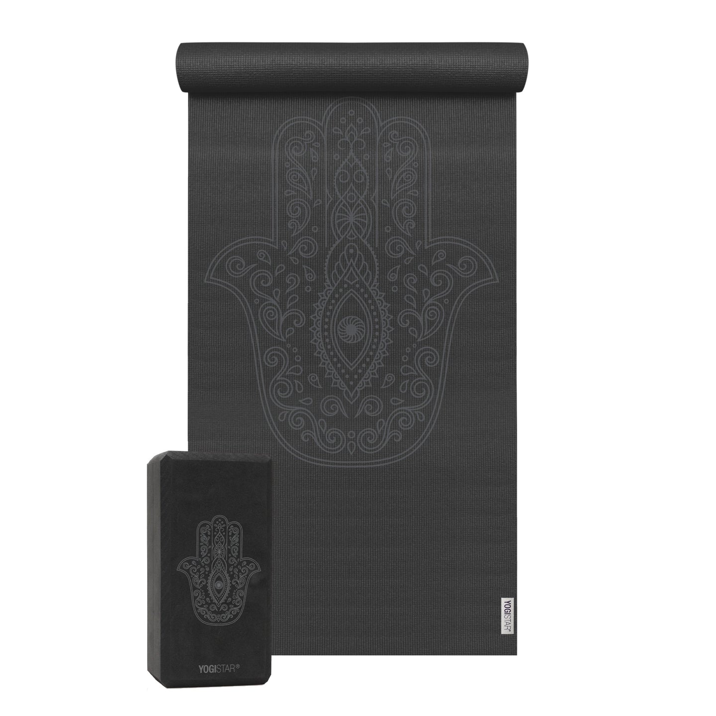 Yoga-Set Starter Edition - hand of fatima (Yogamatte + 1 Yogablock) - YOGISHOP