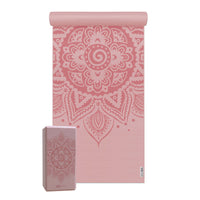 Yoga-Set Starter Edition - spiral mandala (Yogamatte + 1 Yogablock) - YOGISHOP