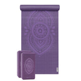 Yoga-Set Starter Edition - ajna chakra (Yogamatte + 2 Yogablöcke)