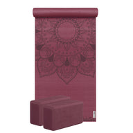 Yoga-Set Starter Edition - harmonic mandala (Yogamatte + 2 Yogablöcke) - YOGISHOP