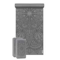 Yoga-Set Starter Edition - lotus mandala (Yogamatte + 2 Yogablöcke)