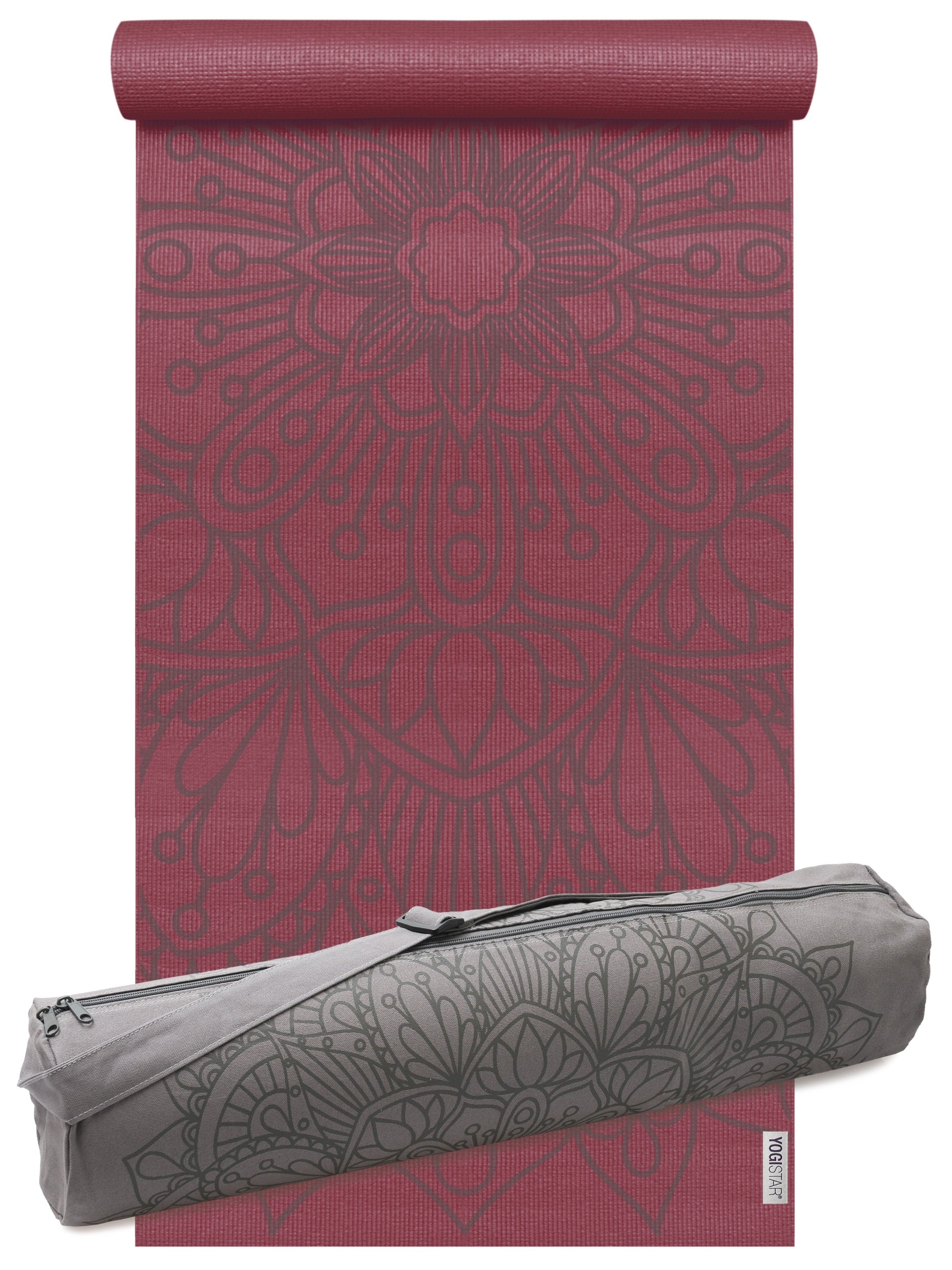 Yoga-Set Starter Edition - lotus mandala (Yogamatte + Yogatasche)
