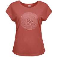 T-Shirt Om tencel - cinnamon