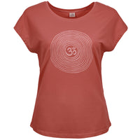 T-Shirt Om tencel - cinnamon