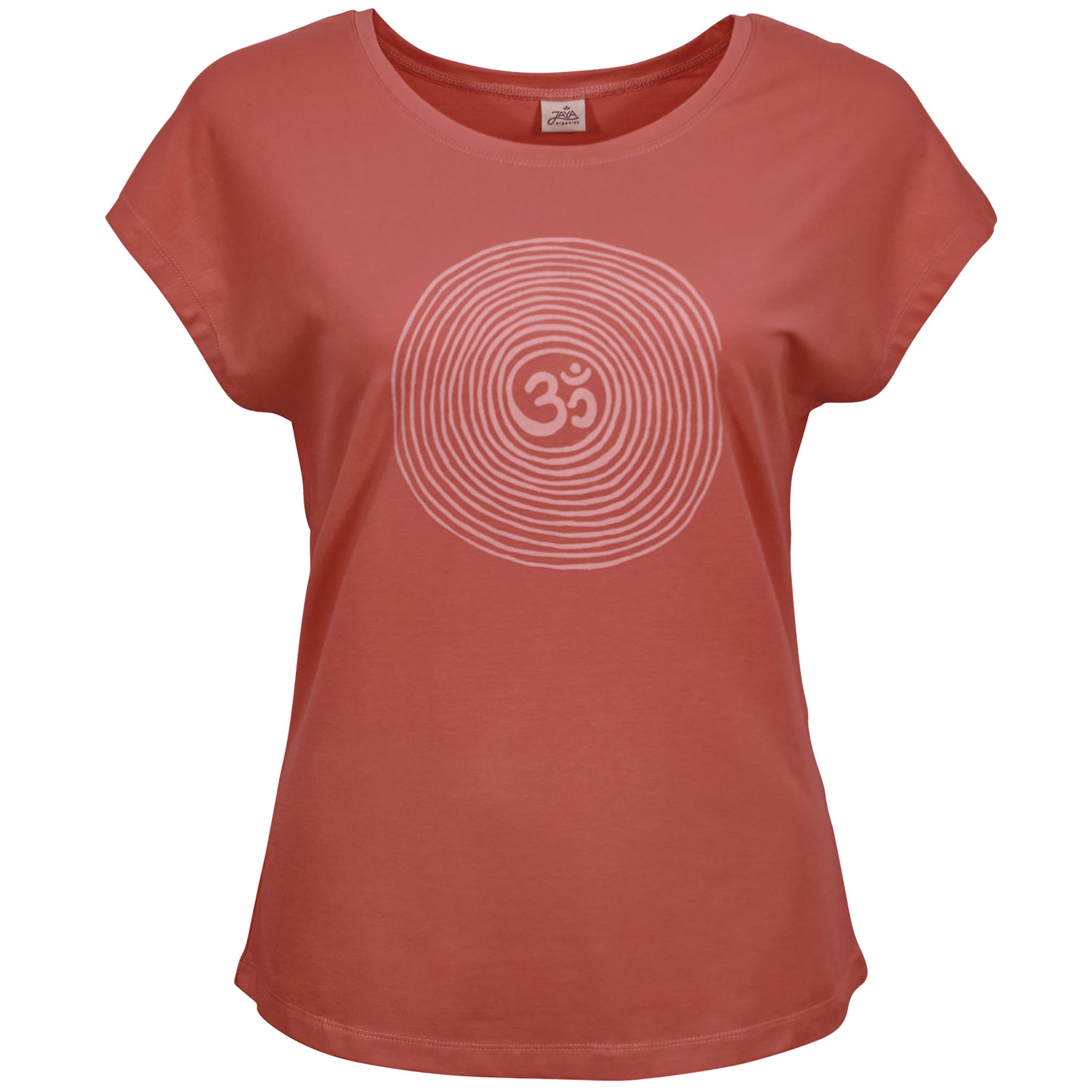 T-Shirt Om tencel - cinnamon
