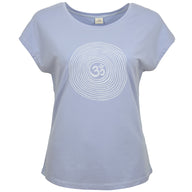 T-Shirt Om tencel - skyblue