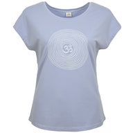 T-Shirt Om tencel - skyblue