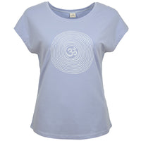 T-Shirt Om tencel - skyblue - YOGISHOP
