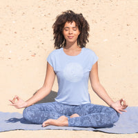 T-Shirt Om tencel - skyblue - YOGISHOP