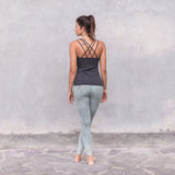 Yoga-Top "Nouri" - antracite melange - YOGISHOP