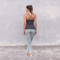 Yoga-Top "Nouri" - antracite melange - YOGISHOP