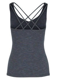 Yoga-Top "Nouri" - antracite melange - YOGISHOP