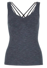 Yoga-Top "Nouri" - antracite melange - YOGISHOP