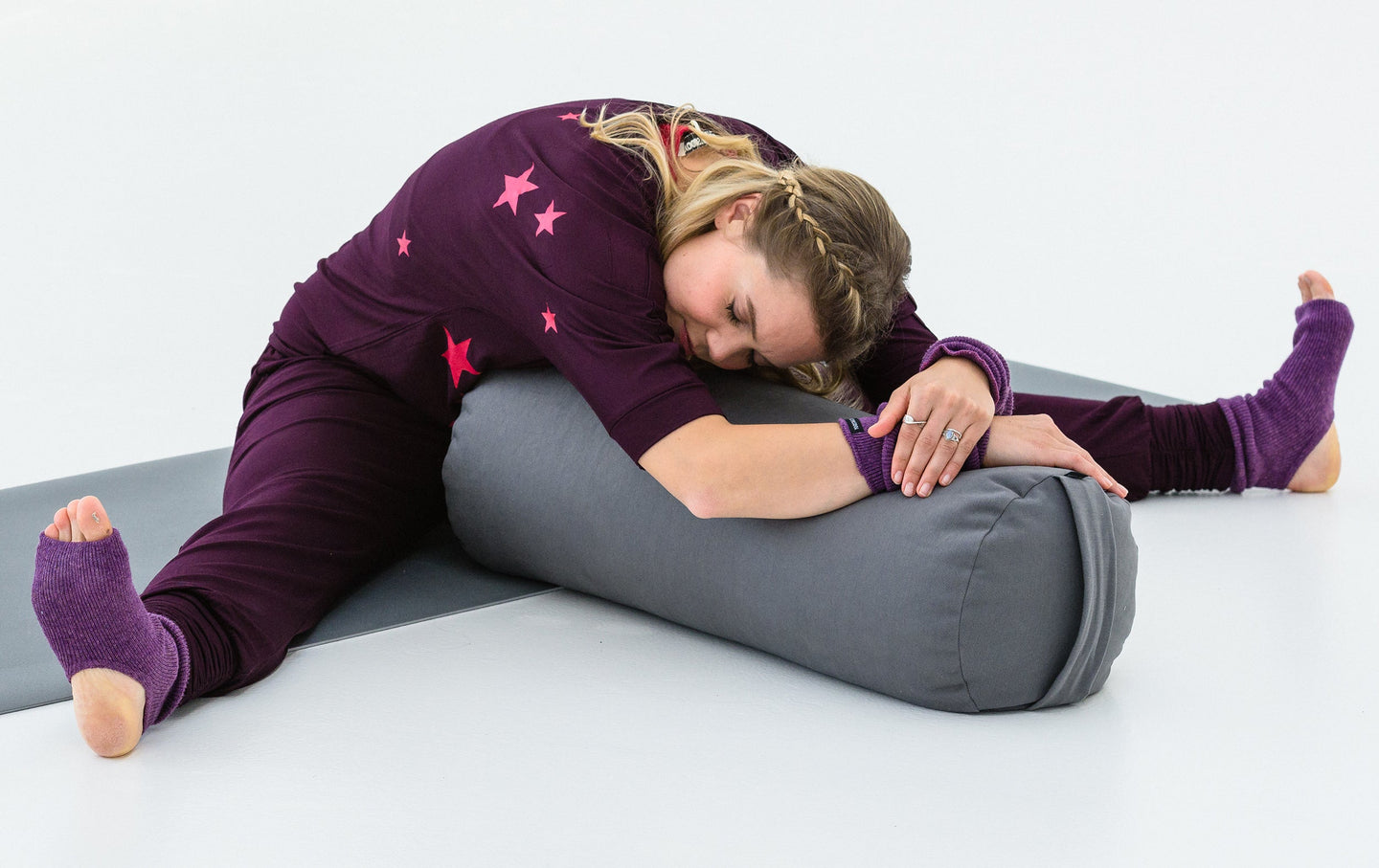 Yoga-Bolster yin - standard - rund - YOGISHOP