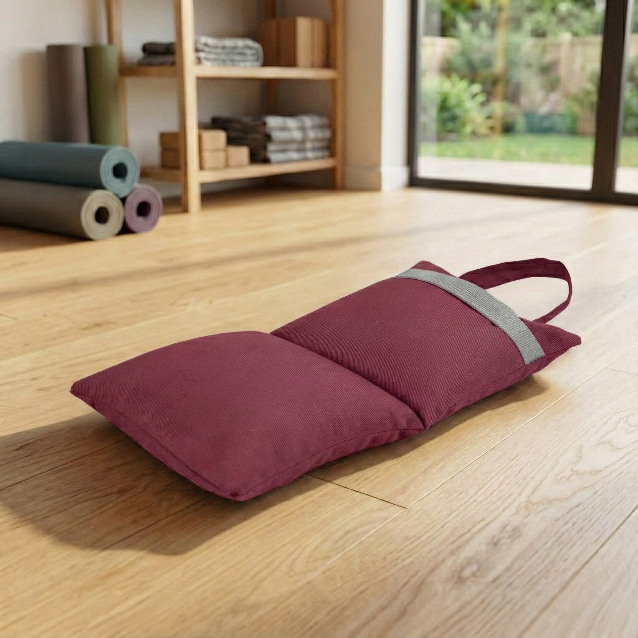 Yoga sandbag balanced