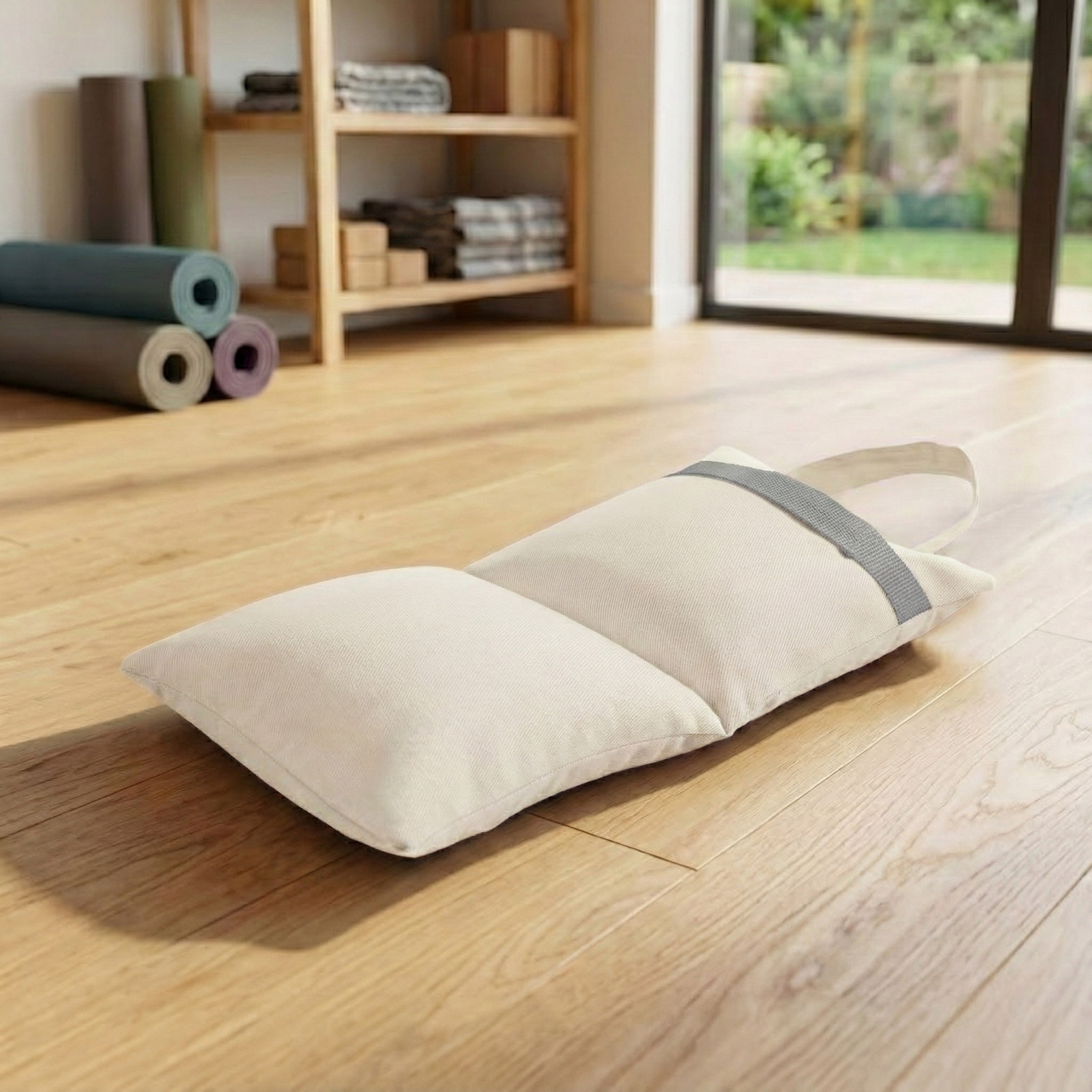 Yoga sandbag balanced