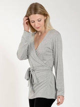 Wickeljacke Zoe - grey - YOGISHOP