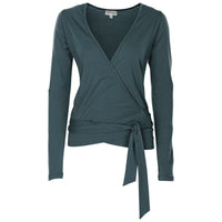 Wrap-Jacket "rheia" - pine green - YOGISHOP