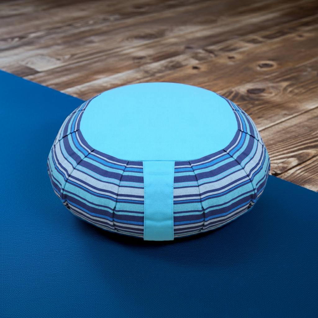 Meditationspude - rund - elements - økologisk bomuld