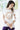 T-Shirt Yoga Batwing „lotus“ - avorio/rame