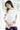 Yoga-T-Shirt Batwing „yoga“ - ivoor/koper
