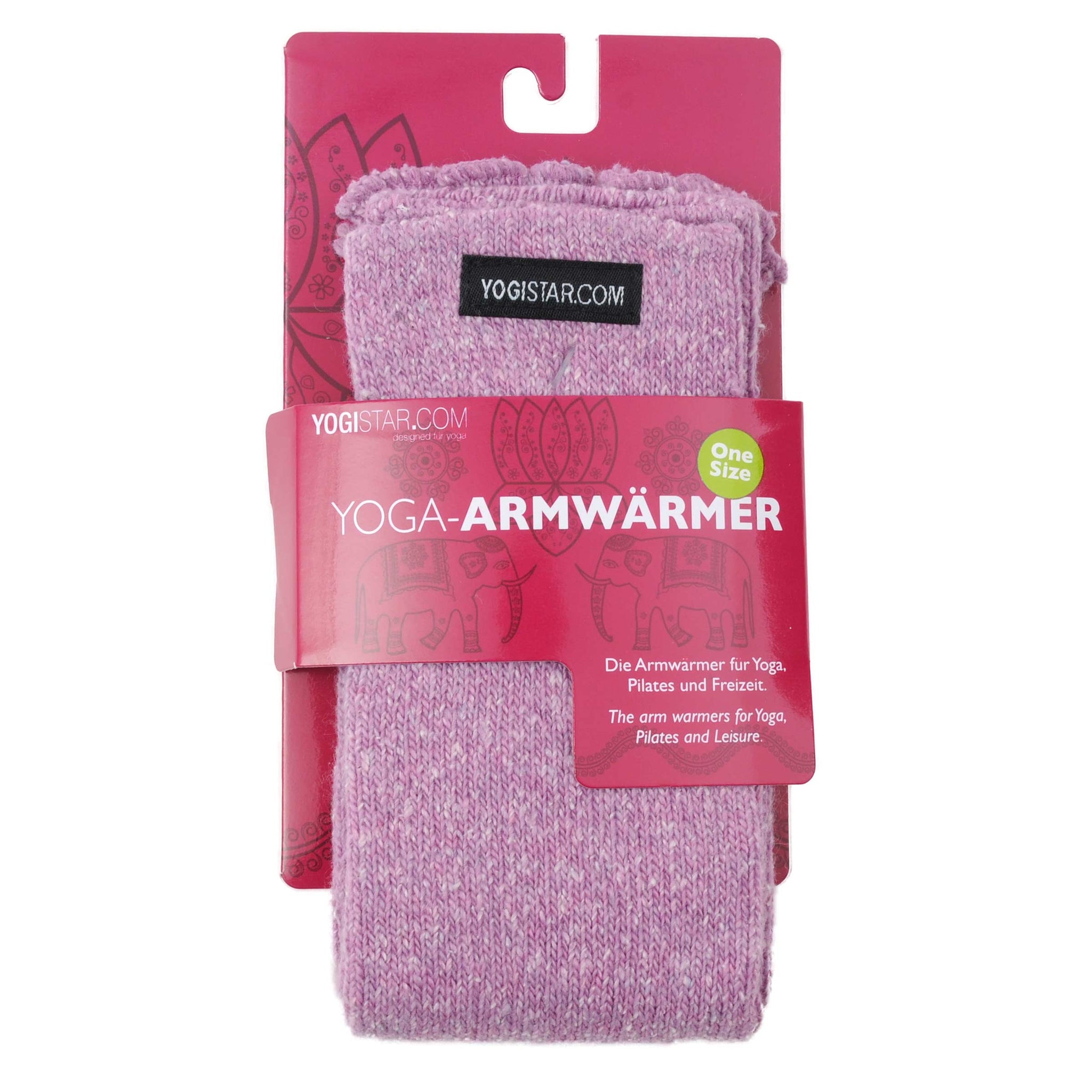 2. Wahl Yoga-Armwärmer rose - Baumwolle - YOGISHOP