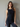 Yoga top boatneck "ala" - black