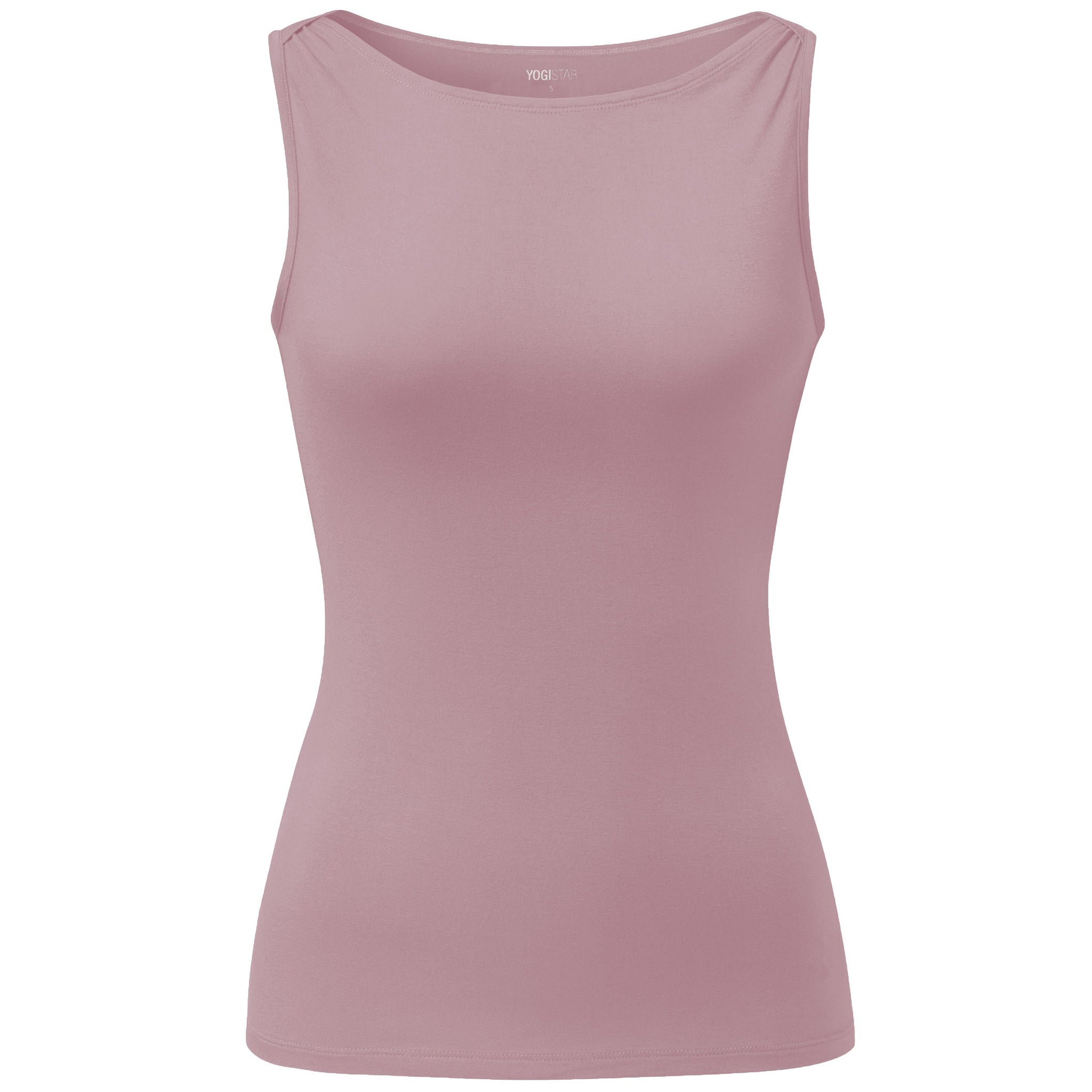 Yoga top boatneck "ala" - rose